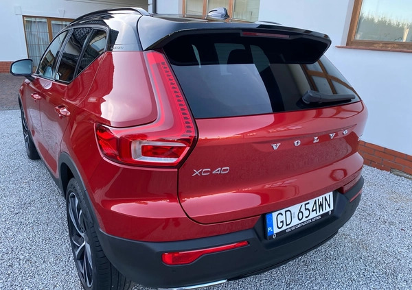 Volvo XC 40 cena 148000 przebieg: 61638, rok produkcji 2020 z Osiek małe 596